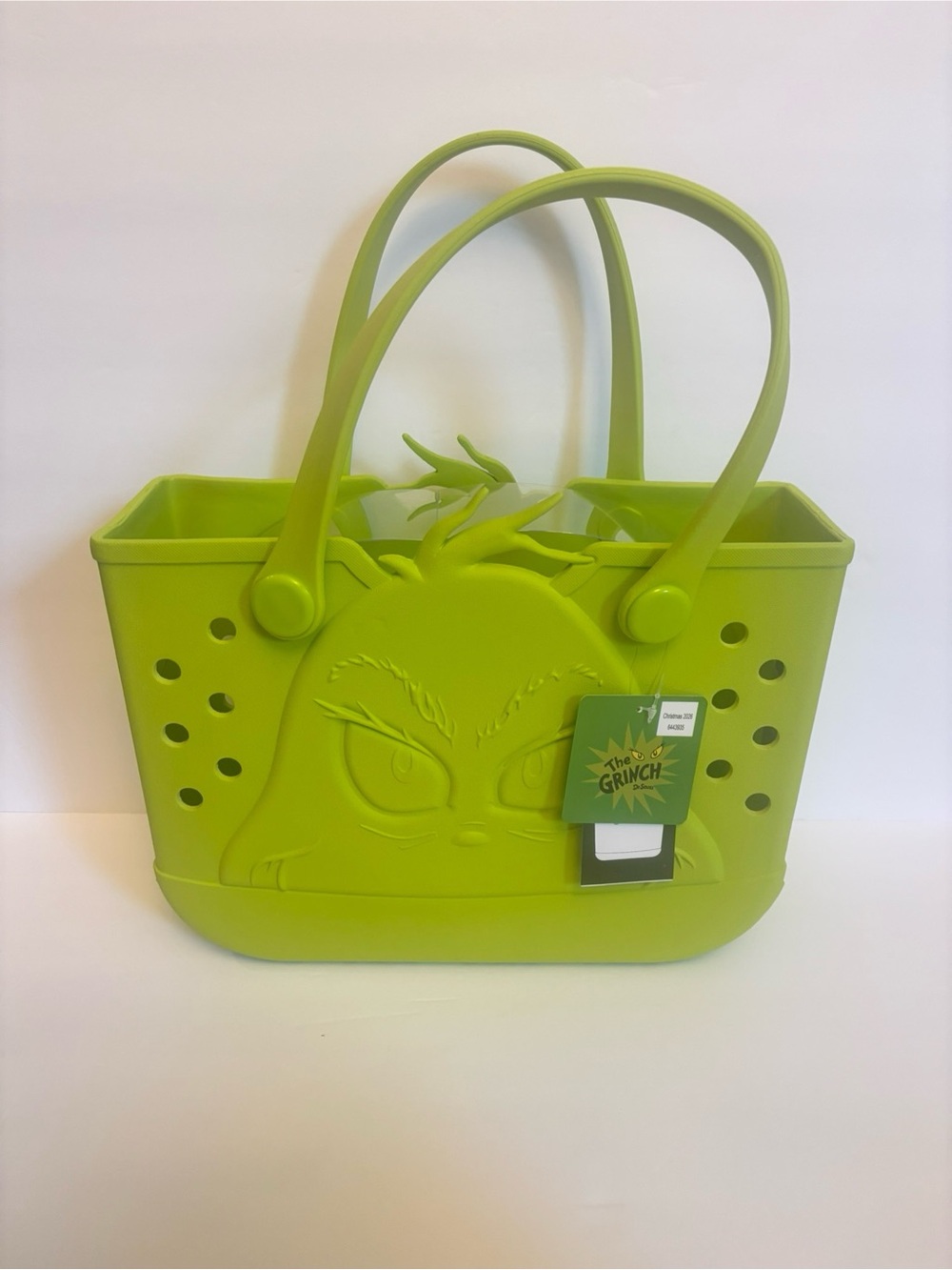 Grinch Tote Bag Viral Grinch Bogg Inspired Tote Bag Christmas Viral Bag NEW